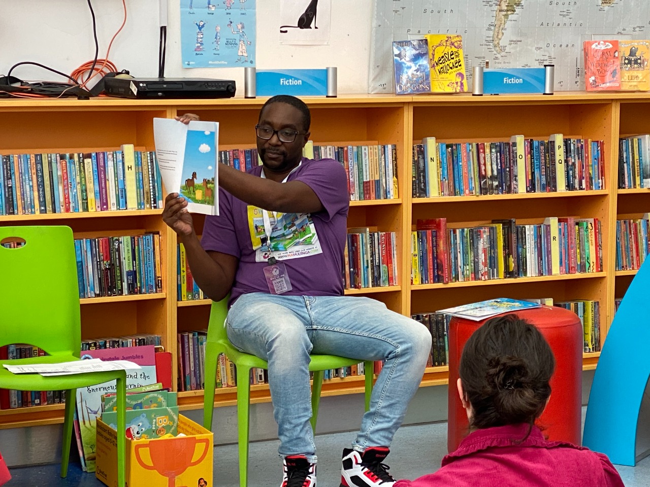 Book readings with K.A. Mulenga Children's Books